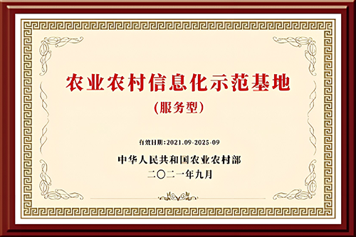 农业农村信息化示范基地(服务型)